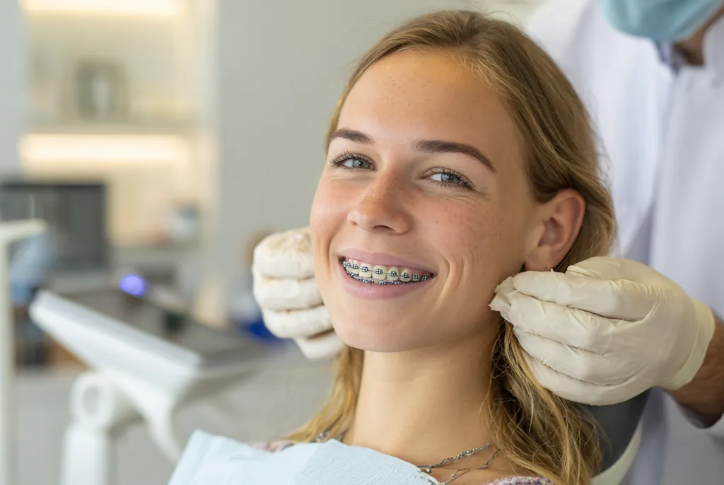 A patient in the chair at West Hollywood Dental Group